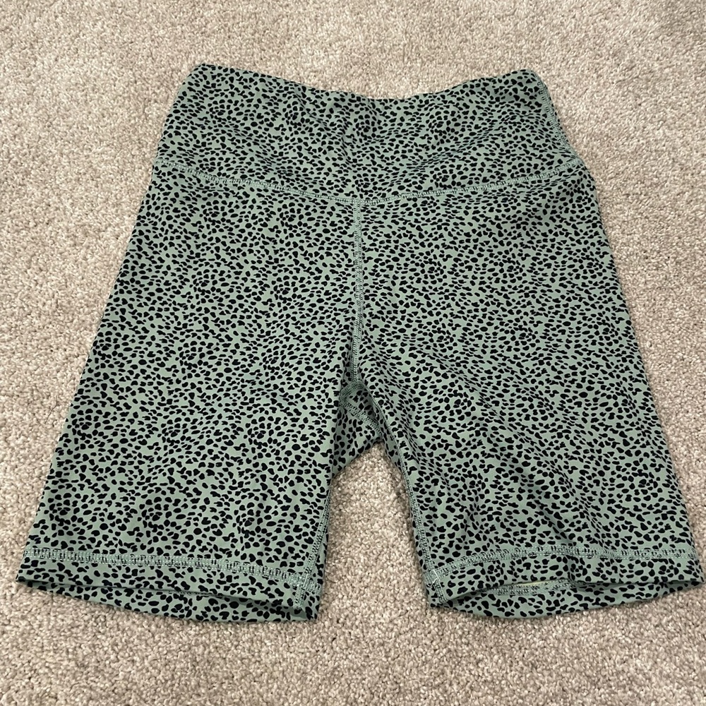 Leopard Print Women's Biker Shorts